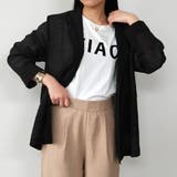 ブラック | シアーテーラードジャケット 春 夏 秋 M | aquagarage