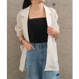 シアーテーラードジャケット 春 夏 秋 M | aquagarage | 詳細画像3 