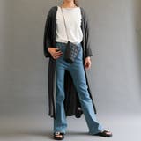 ブラック | ゆるっと1枚で決まる!シワ加工トッパーカーディガン | aquagarage