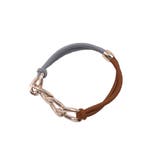 キャメル×ブルー | 大ぶりのチェーンがアクセント!こなれ感たっぷりなチェーンモチーフヘアゴム | aquagarage