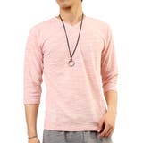 ピンク(7分袖) | カットソー メンズ Tシャツ | ARCADE