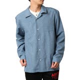 ブルー | オープンカラーシャツ メンズ 開襟シャツ | ARCADE