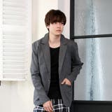 チャコール杢(テーラード) | カルゼ編み カットジャケット メンズ | ARCADE