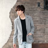 グレー(テーラード) | カルゼ編み カットジャケット メンズ | ARCADE