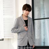 グレー(イタリアン) | カルゼ編み カットジャケット メンズ | ARCADE