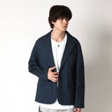 ネイビー | サマージャケット メンズ 綿麻 | ARCADE