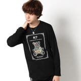 F柄ブラック | ロンT メンズ 長袖Tシャツ | ARCADE