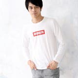 E柄ホワイト | ロンT メンズ 長袖Tシャツ | ARCADE