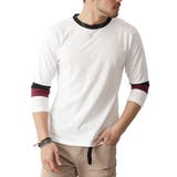 ホワイト | Tシャツ 7分袖 メンズ | ARCADE