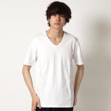 ホワイト(Vネック) | Tシャツ 半袖 メンズ | ARCADE