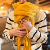 マスタード | 大判マフラー 238cm ふわふわ | ARCADE