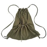 カーキ | ナップサック ドローコード シャーリングデザイン | ARCADE