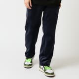 ネイビー | ベロアパンツ 暖かい裏フリースパンツ なめらかしっとり | ARCADE