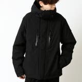 3ブラック×ブラック | ダウンジャケット メンズ ファイバーダウンジャケット | ARCADE