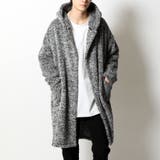 グレーミックス | 総ボア ふわふわ、もふもふ ファーリーなシャギーフードに包まれるフード付きセミロ… | ARCADE