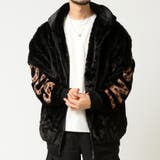 ブラック×レオパード304 | ボアパーカー メンズ フリースパーカー | ARCADE