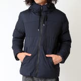 ネイビー | 中綿ジャケット メンズ 横キルト | ARCADE