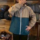 ベージュ×グリーン | マウンテンパーカー レディース ウィンドブレーカー | ARCADE