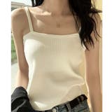 ホワイト | トップス キャミソール ニット | ARCADE