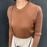 ブラウン | ニット レディース リブニット | ARCADE