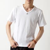 (Vネック)ホワイト | Tシャツ 半袖 メンズ | ARCADE