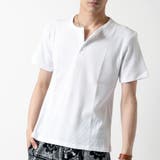 (ヘンリーネック)ホワイト | Tシャツ 半袖 メンズ | ARCADE
