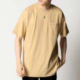 ベージュ(配色ステッチ) | Tシャツ メンズ 半袖 | ARCADE