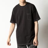 ブラック(配色ステッチ) | Tシャツ メンズ 半袖 | ARCADE