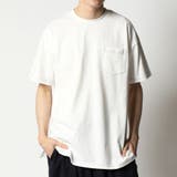 ホワイト(配色ステッチ) | Tシャツ メンズ 半袖 | ARCADE