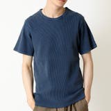 ネイビー(クルーネック) | ピグメントTシャツ 半袖Tシャツ メンズ | ARCADE