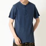 ネイビー(ヘンリーネック) | ピグメントTシャツ 半袖Tシャツ メンズ | ARCADE
