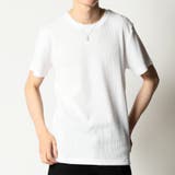 ホワイト(クルーネック) | 半袖Tシャツ メンズ ワッフル | ARCADE
