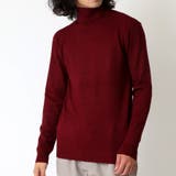 ワイン | ハイゲージ タートルネック ニット | ARCADE