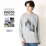 杢グレー(C柄) | 着回し力抜群 フォトデザイン Tシャツ | ARCADE