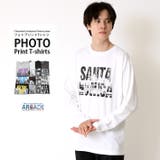 ホワイト(D柄) | 着回し力抜群 フォトデザイン Tシャツ | ARCADE