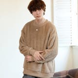 ベージュ | もこもこボア トレーナー メンズ | ARCADE