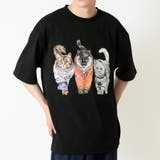 ブラック(ネコ) | Tシャツ メンズ 半袖Tシャツ | ARCADE