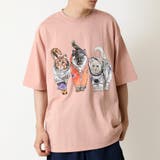 ピンク(ネコ) | Tシャツ メンズ 半袖Tシャツ | ARCADE