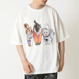 ホワイト(ネコ) | Tシャツ メンズ 半袖Tシャツ | ARCADE