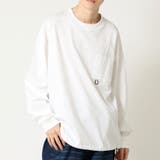 1ホワイト | 長袖Tシャツ メンズ カットソー | ARCADE