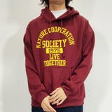 (C柄)ワイン | パーカー メンズ プルパーカー | ARCADE