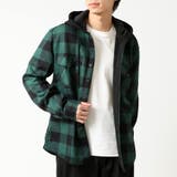 グリーン | あったフリース チェックシャツ メンズ | ARCADE