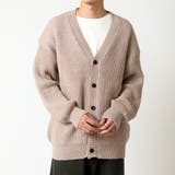 ベージュ | カーディガン メンズ ざっくりニット | ARCADE