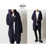 総ボア ふわふわ、もふもふ ファーリーなシャギーフードに包まれるフード付きセミロ… | ARCADE | 詳細画像13 