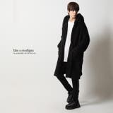 総ボア ふわふわ、もふもふ ファーリーなシャギーフードに包まれるフード付きセミロ… | ARCADE | 詳細画像5 