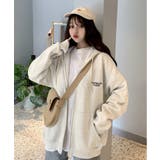 韓国風 オーバーサイズ パーカーレディース | ARCADE | 詳細画像2 