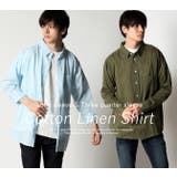 綿麻シャツ メンズ リネンシャツ | ARCADE | 詳細画像2 