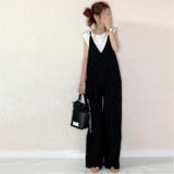 ブラック | オールインワン ワンピース キャミソール | ARCADE