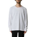 (クルーネック)ホワイト | 長袖Tシャツ メンズ カットソー | ARCADE