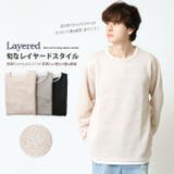 長袖Tシャツ メンズ フェイクレイヤード | ARCADE | 詳細画像2